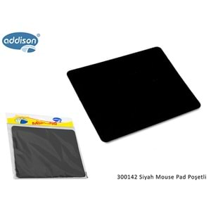 Addison 300142 Siyah MousePad Poşetli