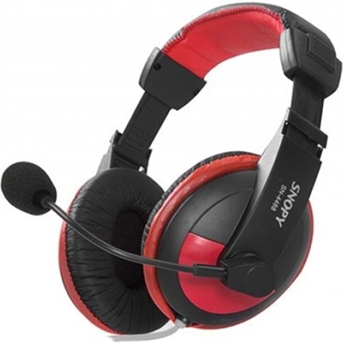 Snopy SN-4488 Profesyonel 2*3,5mm Mikrofonlu Kulaklık
