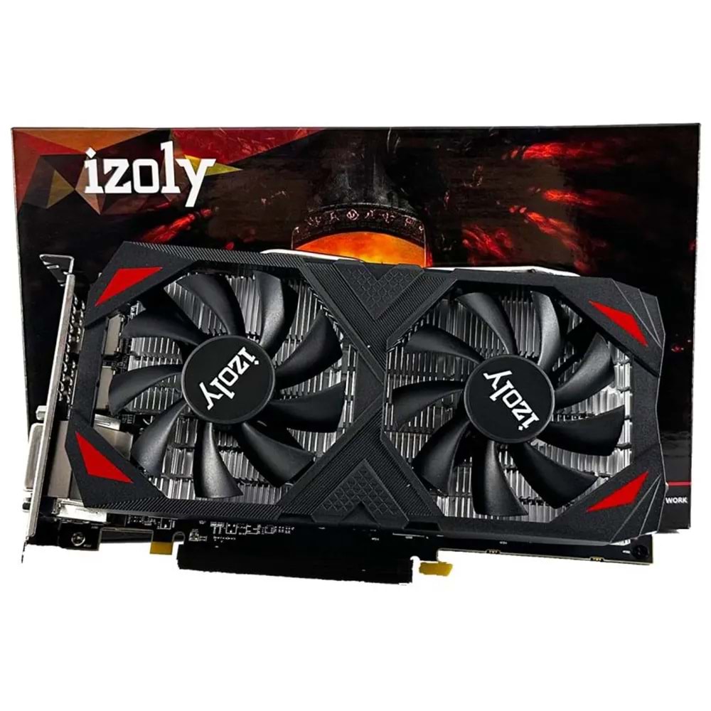 IZOLY RX580 8GB GDDR5 256BIT 2XDP 2XHDMI EKRAN KARTI