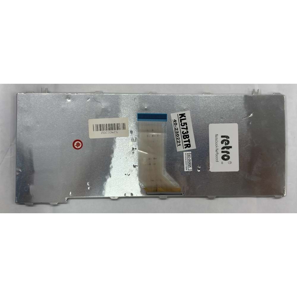 Retro NBKL573BTR Toshiba Satellite U500 Uyumlu Siyah Notebook Klavyesi