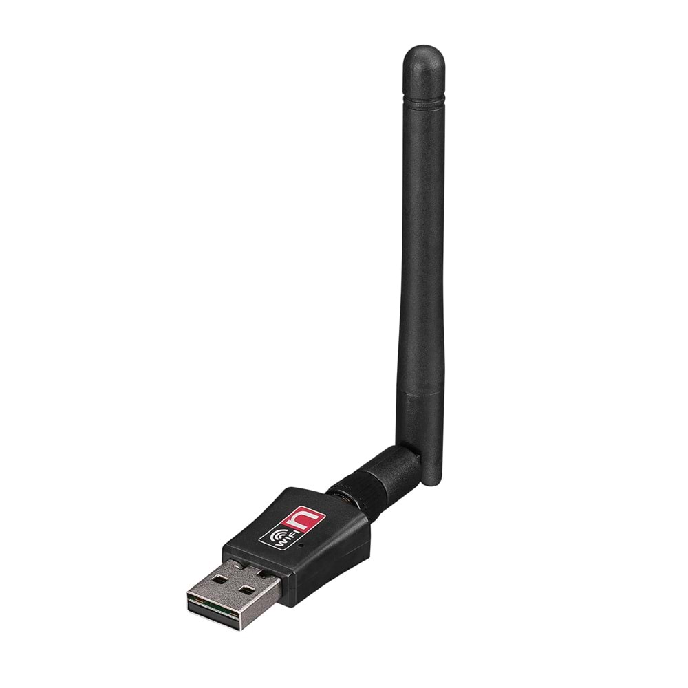HYTECH HY-310N 2.GHZ 300MBPS 2DBI Harici Antenli USB Mini Dungle Adaptör