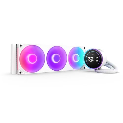 NZXT Kraken Elite 360 RGB RL-KR36E-W2 360mm Beyaz