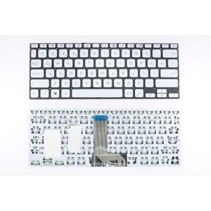 Retro NBKL0605S Asus X409F Uyumlu Gümüş Notebook Klavyesi