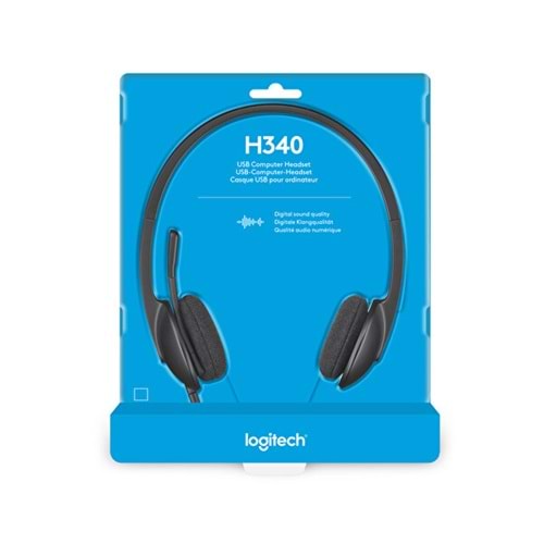 Logitech H340 USB Mikrofonlu Gürültü Engelleyici CallSenter Kulaklığı (981-000475)