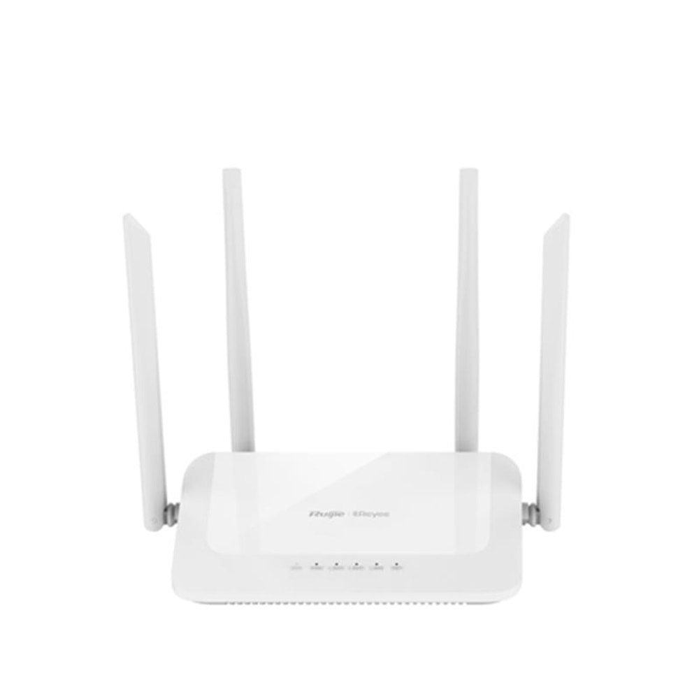 RUIJIE REYEE RG-EW1200 4 PORT WIFI5 1200M 1167MBPS 5GHz 4x5dBI ROUTER