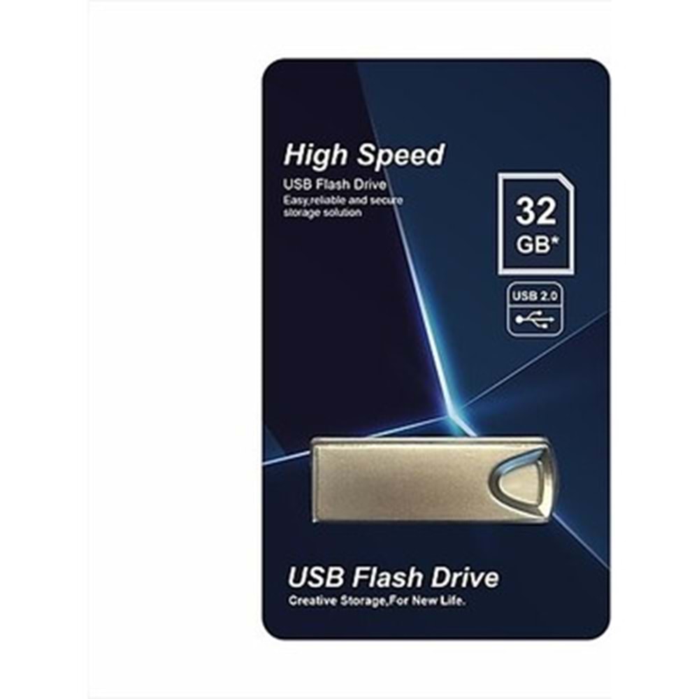 Elba 32GB Metal 2.0 USB Flash Bellek