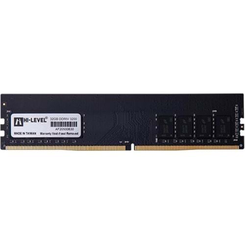 HI-LEVEL 32GB DDR4 3200MHZ PC RAM VALUE HLV-PC25600D4-32G
