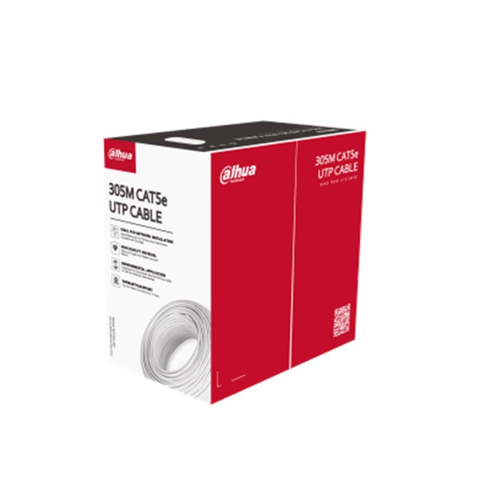 Dahua PFM922I-6UN-C CAT6 305M 23AWG Gri İç Ortam Patch Kablo