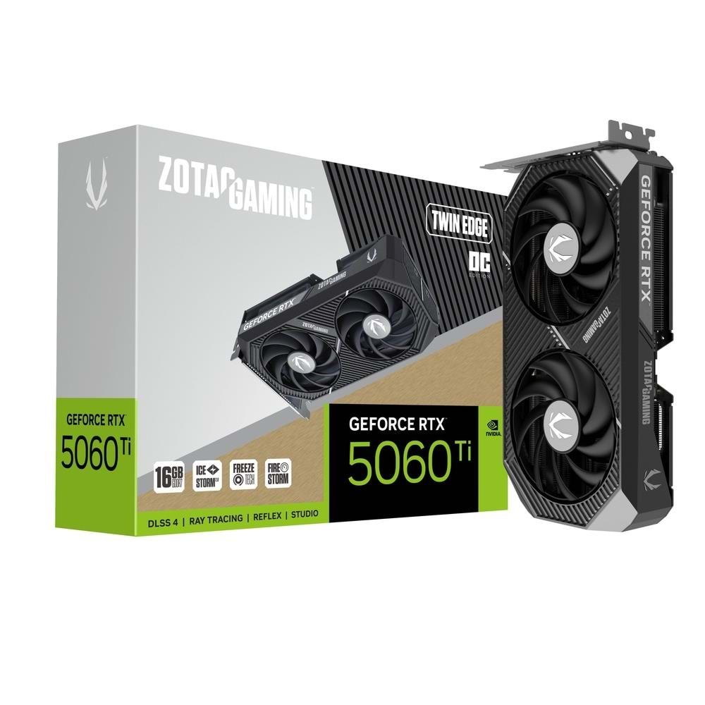 Zotac Geforce RTX5060TI Gaming Twin Edge OC 8GB GDDR7 128BIT 3xDP 1xHDMI Ekran Kartı