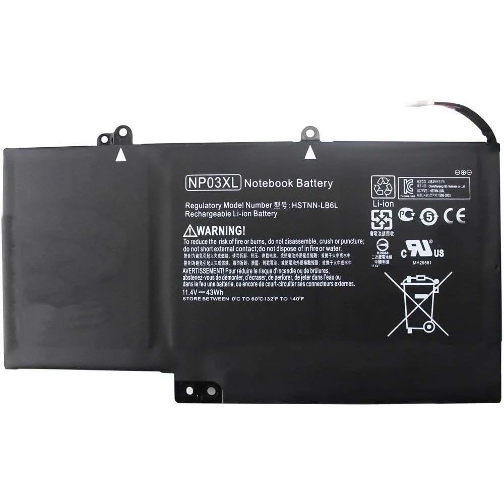 Retro RHL-090 Hp Pavilion 13-A000 , X360 , NP03XL Uyumlu Siyah Notebook Bataryası