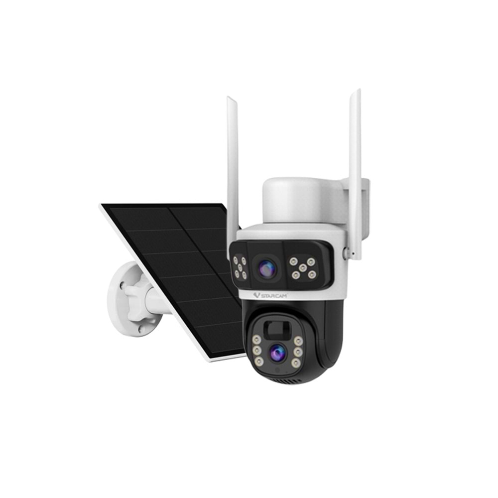 Novacom VSTARCAM BG66DR 3MP 4MM+4MM Solar Güneş Enerjili 4G Wi-Fi Güvenlik Kamerası