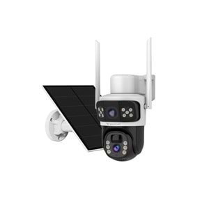 Novacom VSTARCAM BG66DR 3MP 4MM+4MM Solar Güneş Enerjili Bullet 4G Güvenlik Kamerası