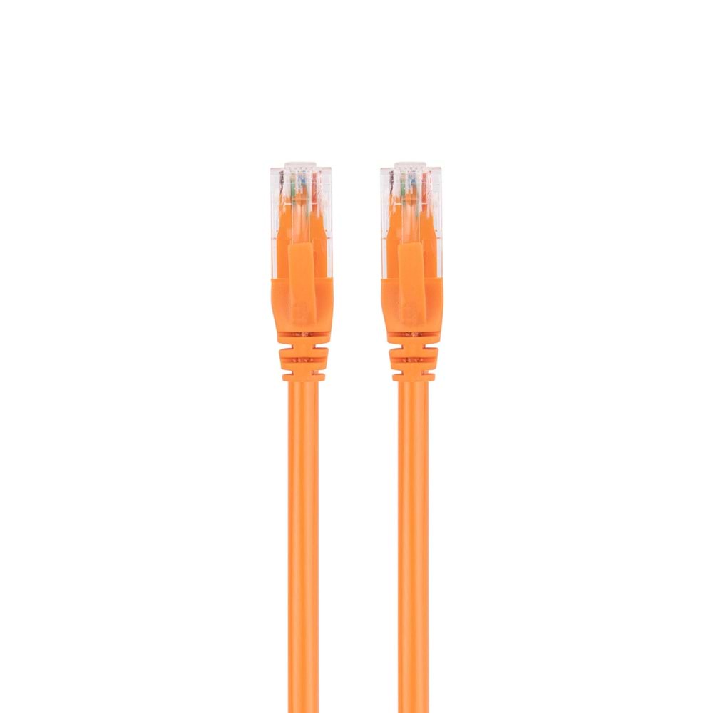 S-Link SL-CAT606TR 0.60M Turuncu CAT6 İnternet Patch Kablo
