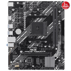 Asus Prime A520M-R AM4 DDR4 1XM.2 4XUSB3.0 2XUSB2.0 1XHDMI 5100MT/s Anakart