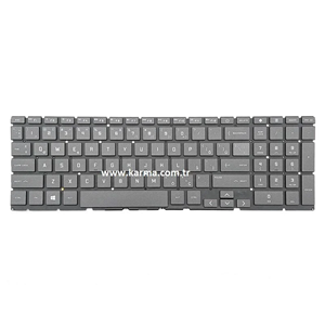 Retro NBKL1160 HP Victus 15-FA0000 Gaming Uyumu Siyah Işıklı Notebook Klavye