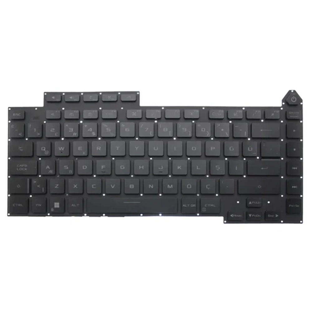 Retro NBKL1035 Asus G513Q Uyumlu Siyah Notebook Klavyesi