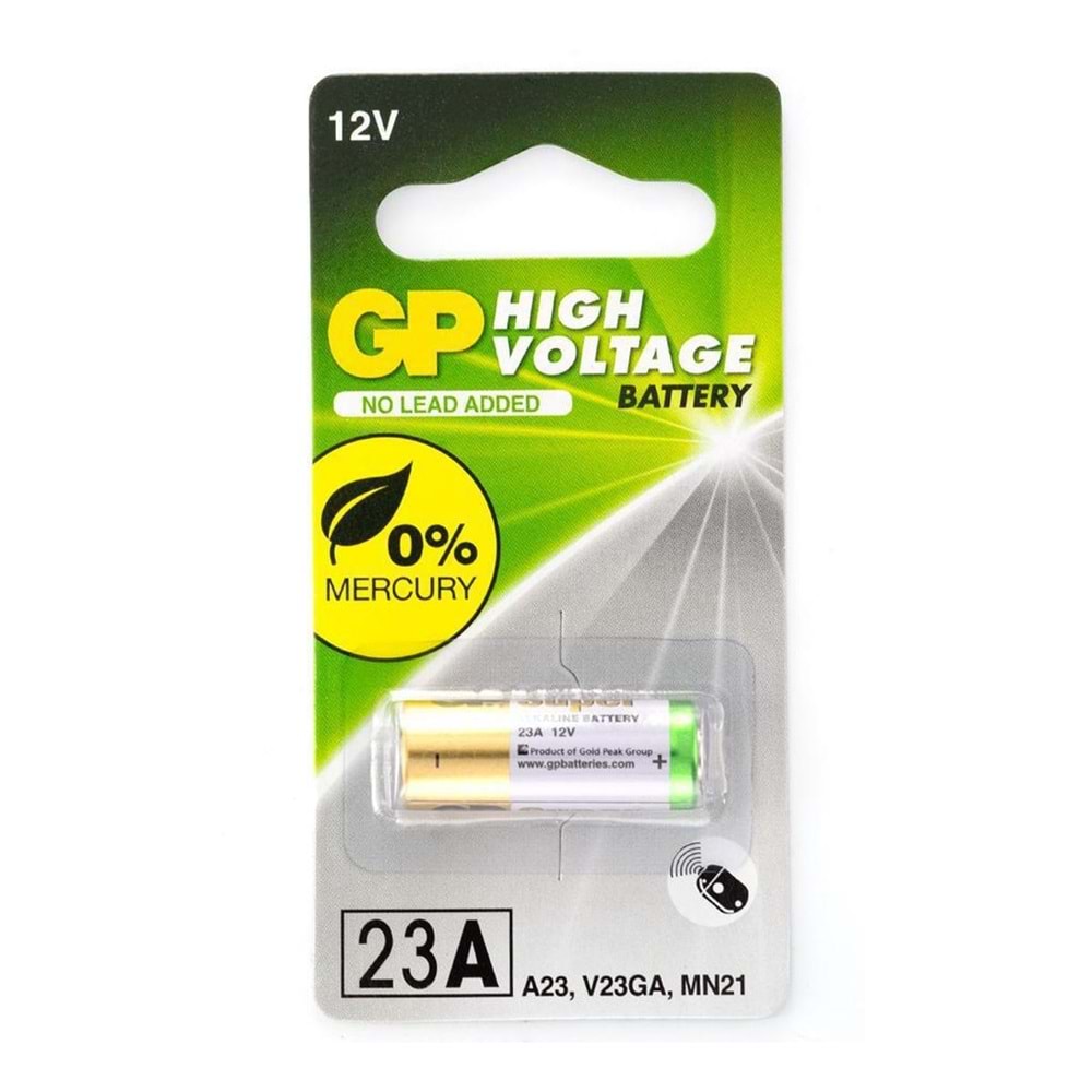 GP 23A 12V Alkalin Spesifik Kumanda Pil 1Adet (GP23A-C5)