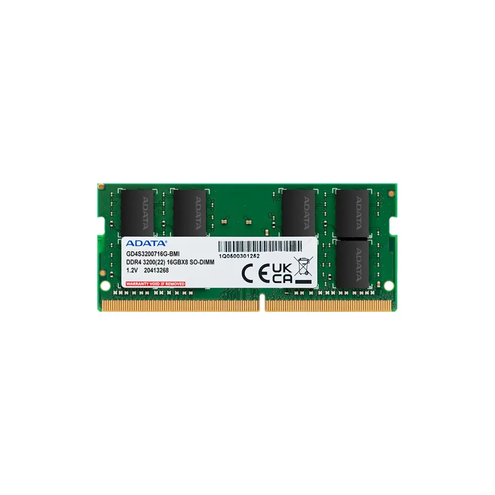 Adata 4GB DDR4 3200MHZ CL22 1.2V Notebook Bellek Ram (AO1P32NC4U1-BIES)