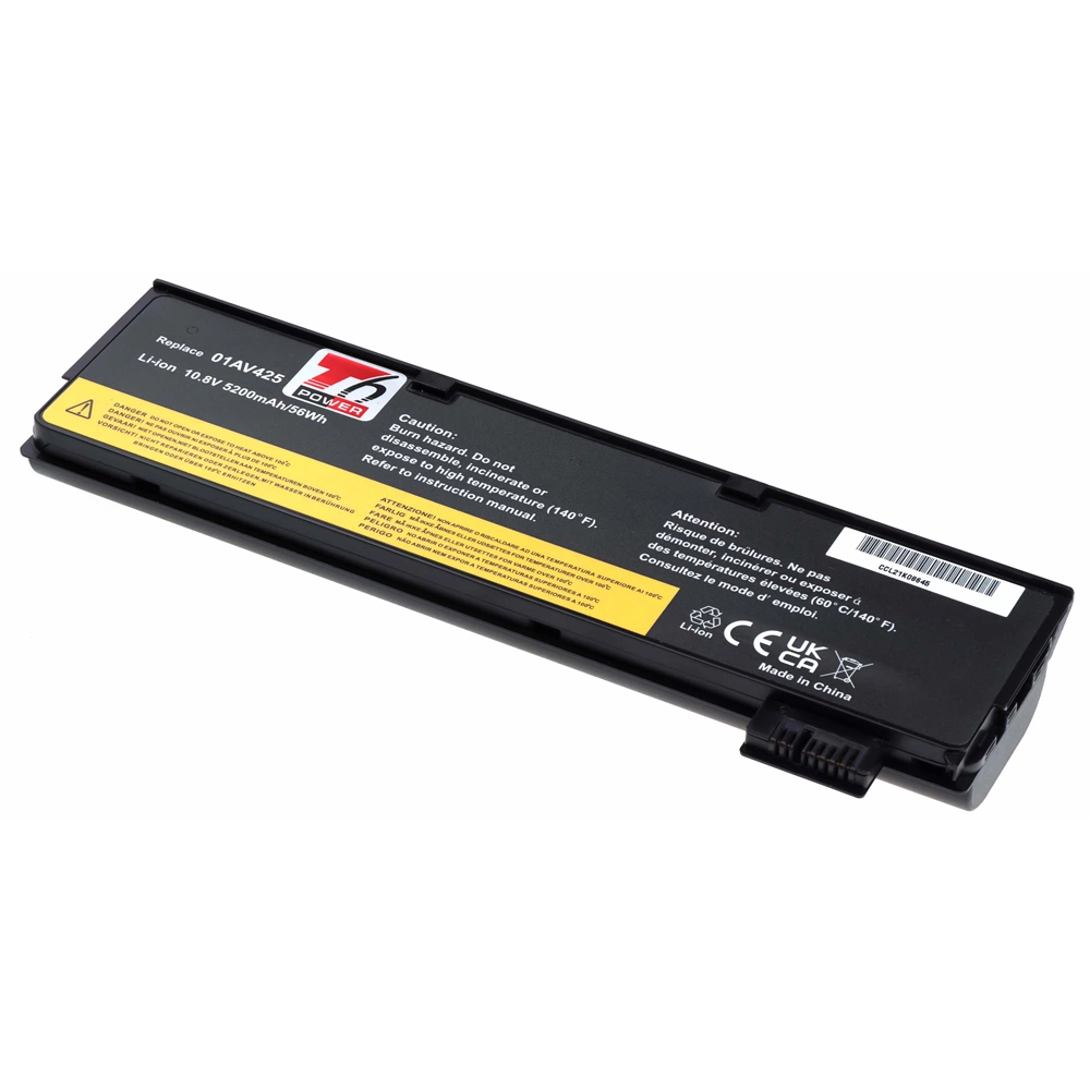 Retro RLL-065 Lenovo ThinkPad T470 , T570 6Cell Dış Siyah Notebook Bataryası