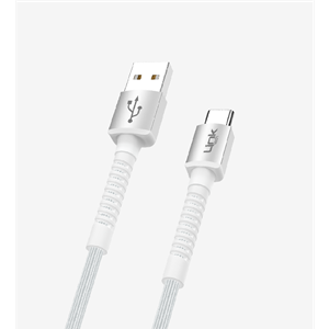Linktech LCA-K552 USB-A to TYPE-C 5V 3A 1M 45W Beyaz Şarj Ve Data Kablosu
