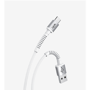 Linktech LCA-K552 USB-A to TYPE-C 5V 3A 1M 45W Beyaz Şarj Ve Data Kablosu