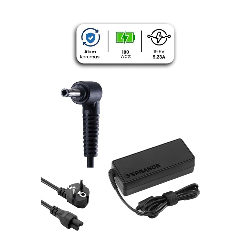 Sprange SR-L35 19.5V 9.23A 5.5*2.5 180W Asus Uyumlu Notebook Adaptörü