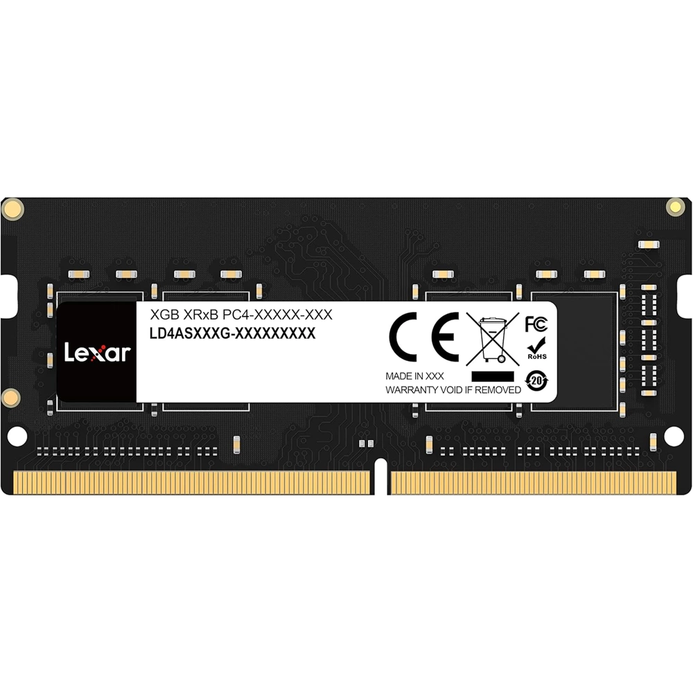 Lexar 8GB 3200MHZ DDR4 CL22 1.2V SODIMM Notebook Bellek Ram (LD4AS008G-B3200GSST)