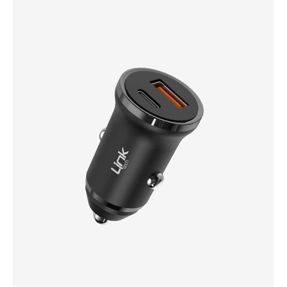 Linktech LCH-C484 30W 1xTYPE-C 1xTYPE-A Araç İçi Çakmaklık Şarj Aleti