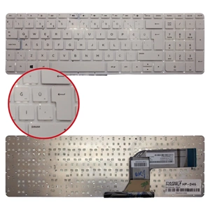 Retro NBKL862W HP Pavilion 15-N000 Uyumlu Beyaz Notebook Klavyesi