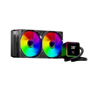 Frisby FCL-240B 240MM ARGB Siyah Ekranlı LGA1851/LGA1700/AM4/AM5 İşlemci Sıvı Soğutma